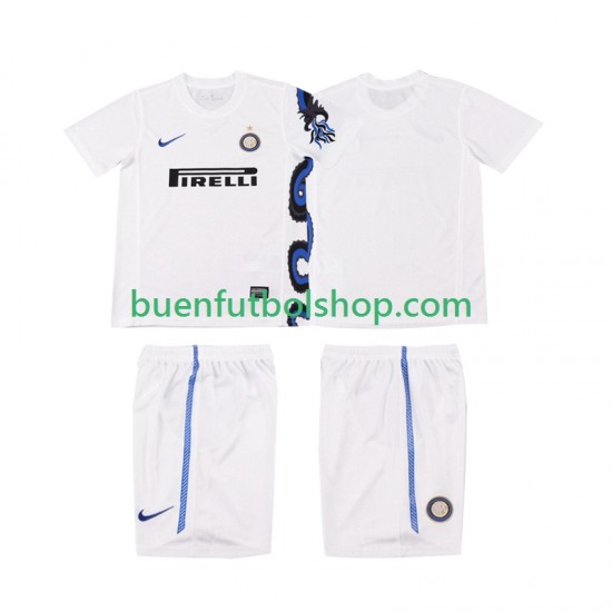 Camiseta de Fútbol Inter Milan Retro 2010 2011 Segunda Equipación Manga Corta Niño Camiseta de Fútbol Inter Milan Retro 2010 2011 Segunda Equipación Manga Corta Niño