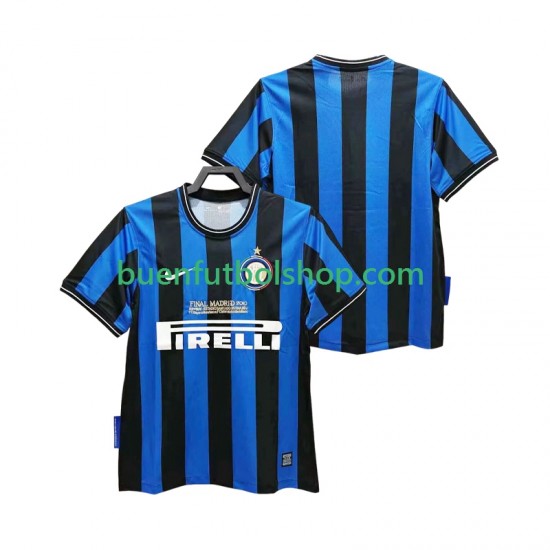Camiseta de Fútbol Inter Milan Retro 2009 2010 Primera Equipación Manga Corta Hombre Camiseta de Fútbol Inter Milan Retro 2009 2010 Primera Equipación Manga Corta Hombre