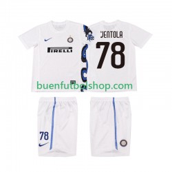Camiseta de Fútbol Inter Milan VENTOLA 78 Retro 2010 2011 Segunda Equipación Manga Corta Niño