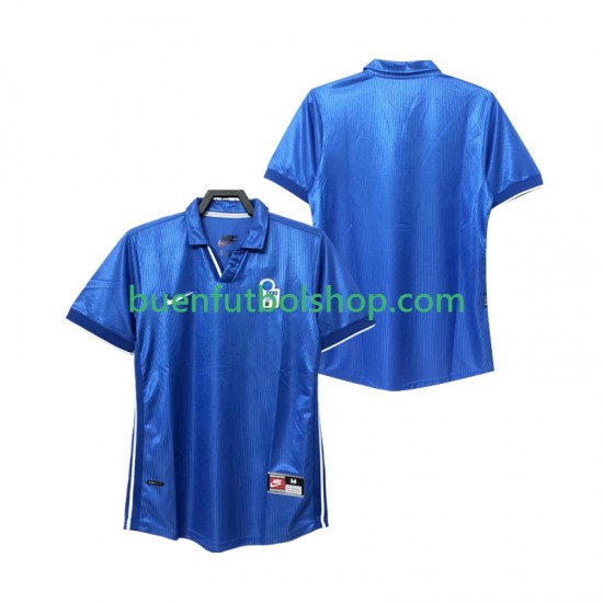 Camiseta de Fútbol Italia Retro 1998 Primera Equipación Manga Corta Hombre