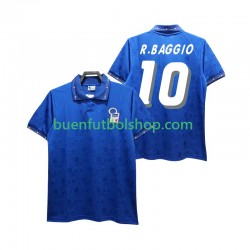 Camiseta de Fútbol Italia Roberto Baggio 10 Retro 1994 Primera Equipación Manga Corta Hombre