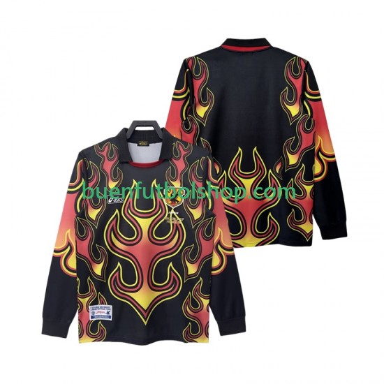 Camiseta de Fútbol Japón Portero Retro 1998 Primera Equipación Manga Larga Hombre Camiseta de Fútbol Japón Portero Retro 1998 Primera Equipación Manga Larga Hombre