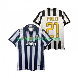 Camiseta de Fútbol Juventus Andrea Pirlo 21 Retro 2014 2015 Primera Equipación Manga Corta Hombre
