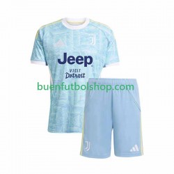 Camiseta de Fútbol Juventus 2025-2026 Segunda Equipación Manga Corta Niño