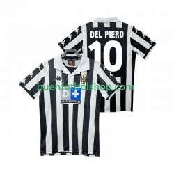 Camiseta de Fútbol Juventus DEL PIERO 10 Retro 1999 2000 Primera Equipación Manga Corta Hombre