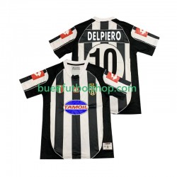 Camiseta de Fútbol Juventus DEL PIERO 10 Retro 2002 2003 Primera Equipación Manga Corta Hombre