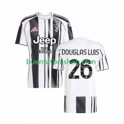 Camiseta de Fútbol Juventus Douglas Luiz 26 2025-2026 Primera Equipación Manga Corta Hombre