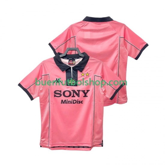 Camiseta de Fútbol Juventus Retro 1997 1998 Segunda Equipación Manga Corta Hombre Camiseta de Fútbol Juventus Retro 1997 1998 Segunda Equipación Manga Corta Hombre