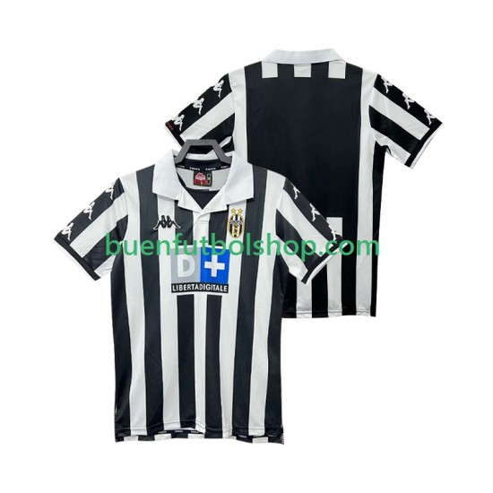 Camiseta de Fútbol Juventus Retro 1999 2000 Primera Equipación Manga Corta Hombre Camiseta de Fútbol Juventus Retro 1999 2000 Primera Equipación Manga Corta Hombre
