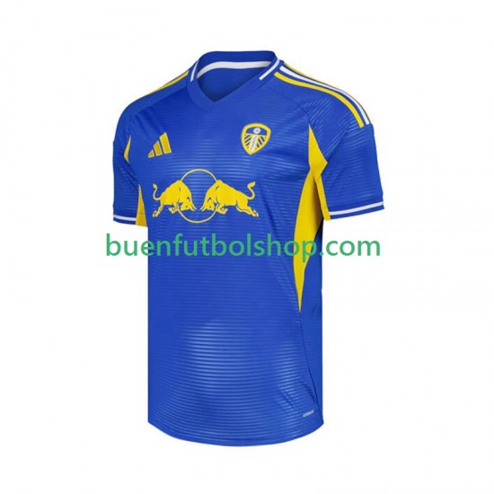 Camiseta de Fútbol Leeds United 2025-2026 Segunda Equipación Manga Corta Hombre