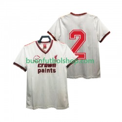 Camiseta de Fútbol Liverpool 2 Retro 1985 1986 Segunda Equipación Manga Corta Hombre