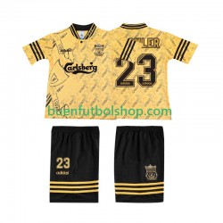 Camiseta de Fútbol Liverpool FOWLER 23 Retro LWP 1994 1996 Tercera Equipación Manga Corta Niño