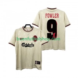 Camiseta de Fútbol Liverpool FOWLER 9 Retro 1996 1997 Segunda Equipación Manga Corta Hombre