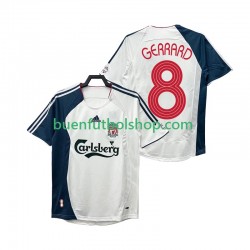 Camiseta de Fútbol Liverpool GERRARD 8 Retro 2006 2008 Segunda Equipación Manga Corta Hombre