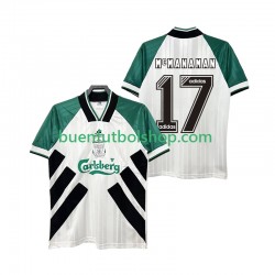 Camiseta de Fútbol Liverpool MCMANAMAN 17 Retro 1993 1995 Segunda Equipación Manga Corta Hombre