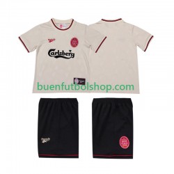 Camiseta de Fútbol Liverpool Retro LWP 1996 1997 Segunda Equipación Manga Corta Niño Camiseta de Fútbol Liverpool Retro LWP 1996 1997 Segunda Equipación Manga Corta Niño