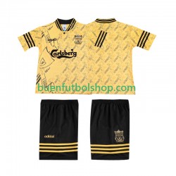 Camiseta de Fútbol Liverpool Retro LWP 1994 1996 Tercera Equipación Manga Corta Niño Camiseta de Fútbol Liverpool Retro LWP 1994 1996 Tercera Equipación Manga Corta Niño