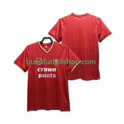 Camiseta de Fútbol Liverpool Retro 1985 1986 Primera Equipación Manga Corta Hombre