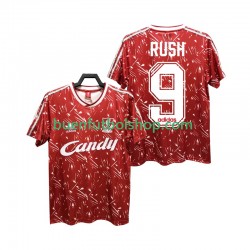 Camiseta de Fútbol Liverpool Rush 9 Retro 1989 1991 Primera Equipación Manga Corta Hombre Camiseta de Fútbol Liverpool Rush 9 Retro 1989 1991 Primera Equipación Manga Corta Hombre