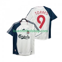 Camiseta de Fútbol Liverpool Torres 9 Retro 2006 2008 Segunda Equipación Manga Corta Hombre Camiseta de Fútbol Liverpool Torres 9 Retro 2006 2008 Segunda Equipación Manga Corta Hombre