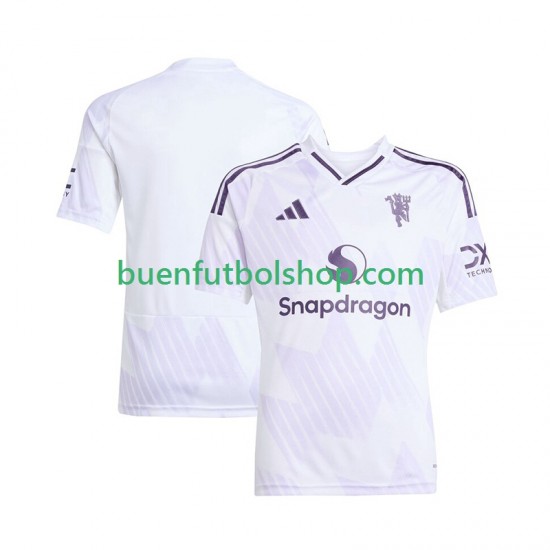 Camiseta de Fútbol Manchester United 2025-2026 Segunda Equipación Manga Corta Hombre