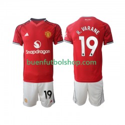 Camiseta de Fútbol Manchester United Bryan Mbeumo 19 2025-2026 Primera Equipación Manga Corta Niño