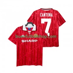 Camiseta de Fútbol Manchester United CANTONA 7 Retro 1992 1994 Primera Equipación Manga Corta Hombre