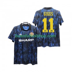 Camiseta de Fútbol Manchester United GIGGS 11 Retro 1993 Primera Equipación Manga Corta Hombre