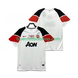Camiseta de Fútbol Manchester United Retro Champions League 2011 2012 Tercera Equipación Manga Corta Hombre