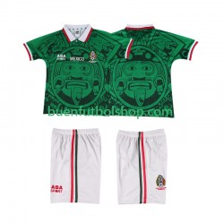 Camiseta de Fútbol México Retro 1998 Primera Equipación Manga Corta Niño