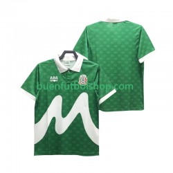 Camiseta de Fútbol México Retro 1995 Primera Equipación Manga Corta Hombre Camiseta de Fútbol México Retro 1995 Primera Equipación Manga Corta Hombre
