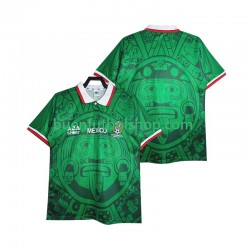 Camiseta de Fútbol México Retro 1998 Primera Equipación Manga Corta Hombre