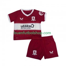 Camiseta de Fútbol Middlesbrough 2025-2026 Primera Equipación Manga Corta Niño Camiseta de Fútbol Middlesbrough 2025-2026 Primera Equipación Manga Corta Niño