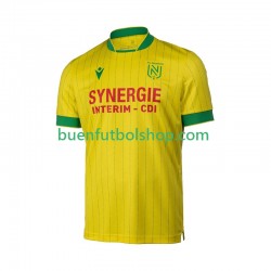 Camiseta de Fútbol Nantes 2025-2026 Primera Equipación Manga Corta Hombre