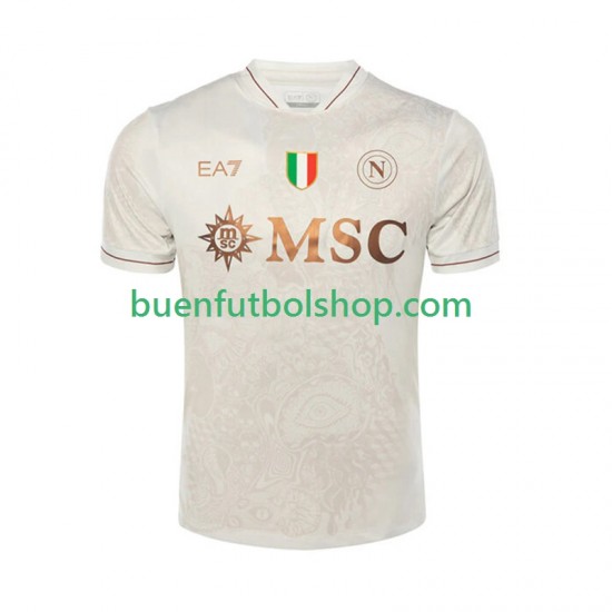Camiseta de Fútbol Napoli 2025-2026 Segunda Equipación Manga Corta Hombre
