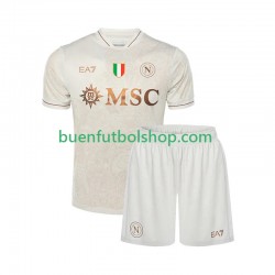 Camiseta de Fútbol Napoli 2025-2026 Segunda Equipación Manga Corta Niño Camiseta de Fútbol Napoli 2025-2026 Segunda Equipación Manga Corta Niño