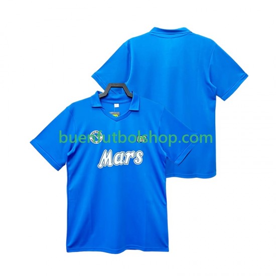 Camiseta de Fútbol Napoli Retro 1988 1989 Primera Equipación Manga Corta Hombre