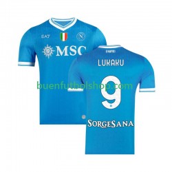 Camiseta de Fútbol Napoli Romelu Lukaku 9 2025-2026 Primera Equipación Manga Corta Hombre