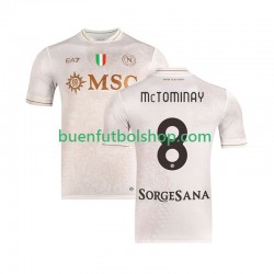 Camiseta de Fútbol Napoli Scott McTominay 8 2025-2026 Segunda Equipación Manga Corta Hombre