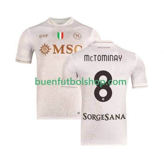 Camiseta de Fútbol Napoli Scott McTominay 8 2025-2026 Segunda Equipación Manga Corta Hombre Camiseta de Fútbol Napoli Scott McTominay 8 2025-2026 Segunda Equipación Manga Corta Hombre
