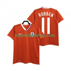 Camiseta de Fútbol Países Bajos ROBBEN 11 Retro 2008 Primera Equipación Manga Corta Hombre Camiseta de Fútbol Países Bajos ROBBEN 11 Retro 2008 Primera Equipación Manga Corta Hombre