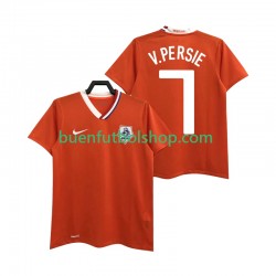 Camiseta de Fútbol Países Bajos Robin van Persie 7 Retro 2008 Primera Equipación Manga Corta Hombre Camiseta de Fútbol Países Bajos Robin van Persie 7 Retro 2008 Primera Equipación Manga Corta Hombre