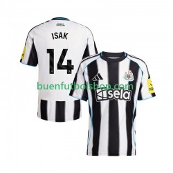 Camiseta de Fútbol Newcastle United Alexander Isak 14 2025-2026 Primera Equipación Manga Corta Hombre