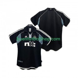 Camiseta de Fútbol Newcastle United Retro 2000 2001 Segunda Equipación Manga Corta Hombre