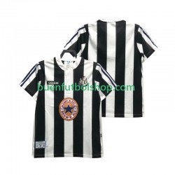 Camiseta de Fútbol Newcastle United Retro 1995 1997 Primera Equipación Manga Corta Hombre