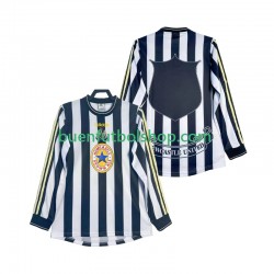 Camiseta de Fútbol Newcastle United Retro 1997 1999 Primera Equipación Manga Larga Hombre