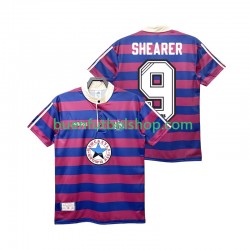 Camiseta de Fútbol Newcastle United SHEARER 9 Retro 1995 1997 Segunda Equipación Manga Corta Hombre