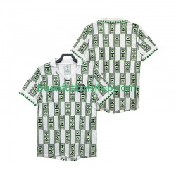 Camiseta de Fútbol Nigeria Retro 1994 Segunda Equipación Manga Corta Hombre