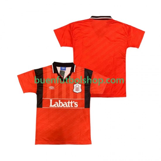 Camiseta de Fútbol Nottingham Forest Retro 1994 1995 Primera Equipación Manga Corta Hombre Camiseta de Fútbol Nottingham Forest Retro 1994 1995 Primera Equipación Manga Corta Hombre