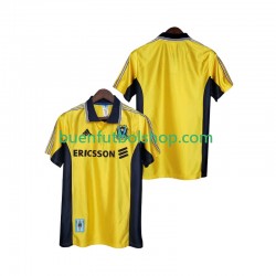 Camiseta de Fútbol Olympique de Marsella Retro 1998 1999 Tercera Equipación Manga Corta Hombre